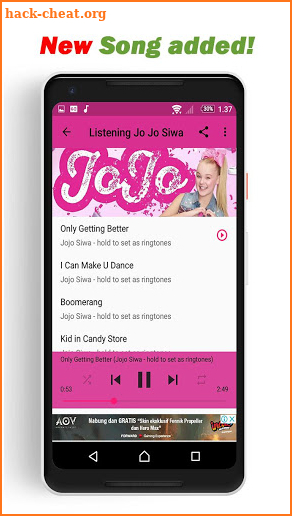 Jojo Siwa Music All Song Offline screenshot