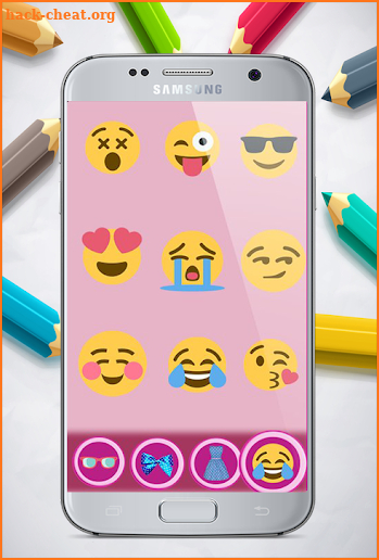 jojo siwa photo editor & stickers 2018 makeup emoj screenshot