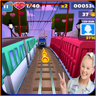 jojo siwa princess subway run screenshot