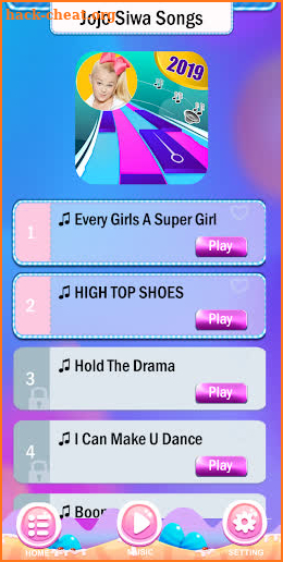 🎹 Jojo Siwa songs piano tiles music 🎹 screenshot