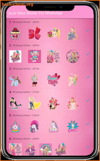 Jojo Siwa Stickers For WhatsApp - WAStickers 2019 screenshot