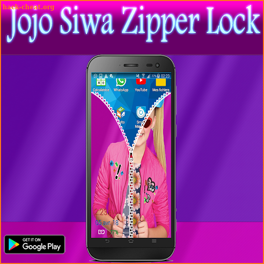 Jojo Siwa Zipper Lock Screen For Bows screenshot