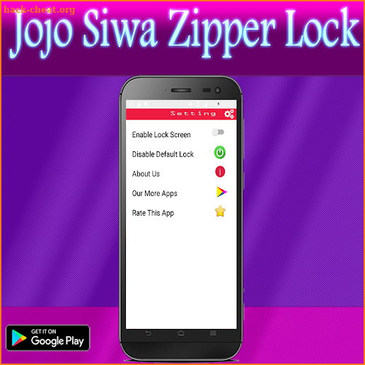 Jojo Siwa Zipper Lock Screen For Bows screenshot