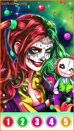 Joker color by number: Coloring games offline screenshot