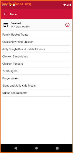 Jollibee screenshot