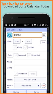 Jorte Calendar & Organizer screenshot