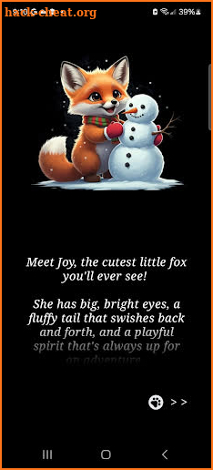 Joy’s Day Cute Fox Watch Face screenshot