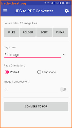 JPG to PDF Converter screenshot