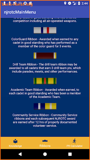 JROTC Guidon screenshot