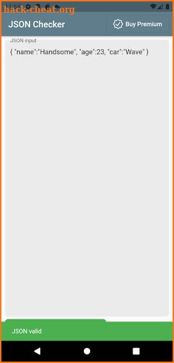 JSON Checker screenshot
