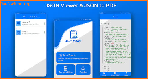 JSON Viewer | JSON Reader: JSON to PDF Converter screenshot