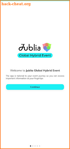 Jublia Global Hybrid event screenshot