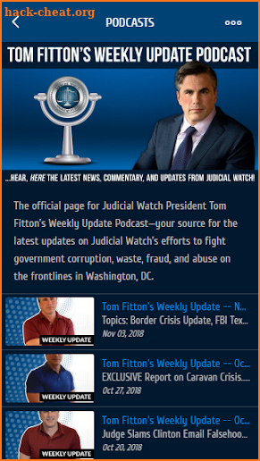 Judicial Watch screenshot