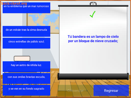 Juego de Aprendizaje del Himno Nacional Honduras screenshot