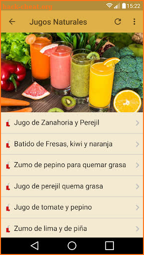 Jugos Para Bajar de Peso Rapido y Quemar Grasa screenshot