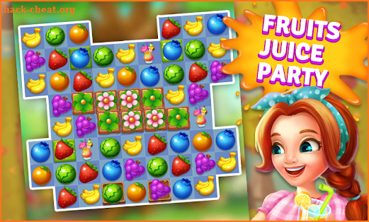 Juice Fruity Splash - Puzzle Game & Match 3 Games screenshot