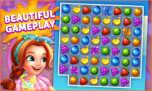 Juice Fruity Splash - Puzzle Game & Match 3 Games screenshot