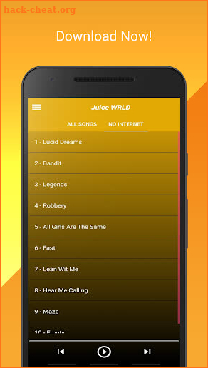 Juice WRLD Songs 2020 Without internet screenshot