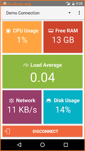 JuiceSSH Performance Plugin screenshot