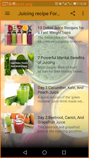 juicing for weight loss - 30 days challenge screenshot