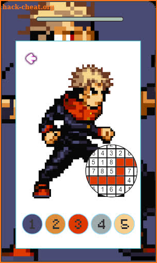 Jujutsu Kaisen Pixel Art Games screenshot