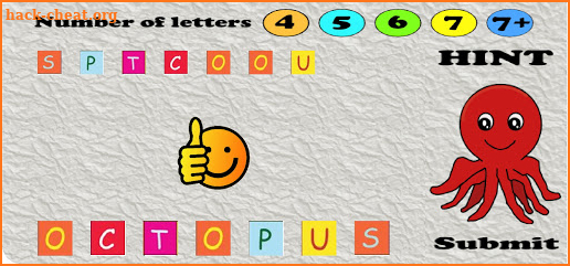 Jumble Scramble - Multilevel Jumbled Word Game screenshot