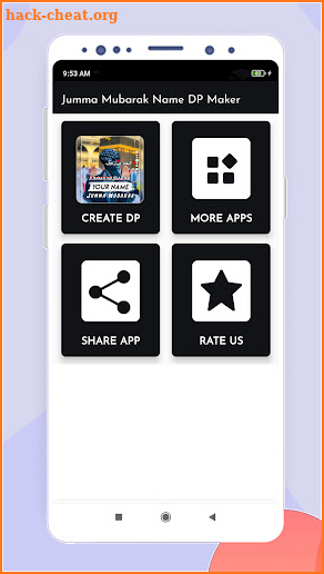 Jumma Mubarak Name DP Maker screenshot