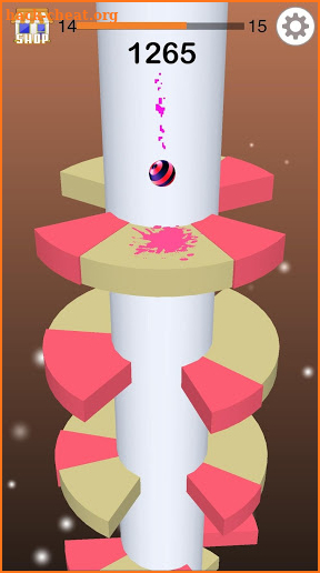 Jump Ball- Bounce On Tower Tile screenshot