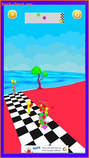 Jump Basket Dunk - Trampoline Jump screenshot