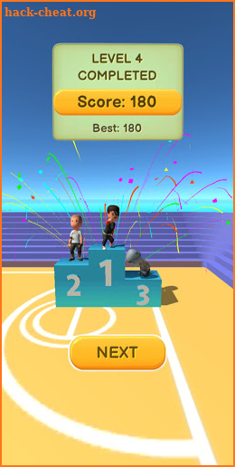 Jump Up 3D: Jump Dunk - Trampoline Basketball game screenshot