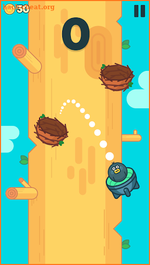 Jumping Bird–Angry Rocket Birdie screenshot