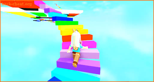 Jumping Into Rainbows Random Game Play Obby Guide screenshot