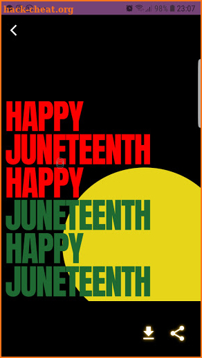 Juneteenth 2021 screenshot