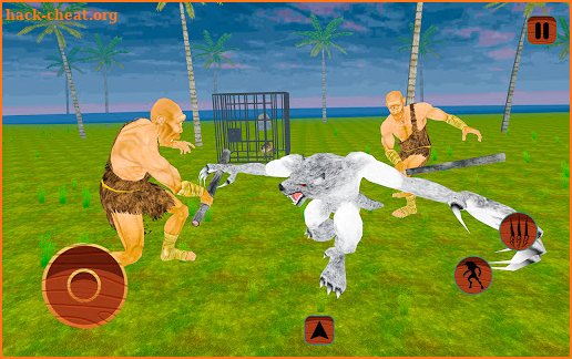 Jungle Grey Werewolf Monster-Bigfoot Hunting Games screenshot