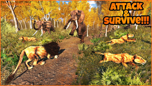 Jungle Lion Simulator: Lion Attack Animal Games screenshot