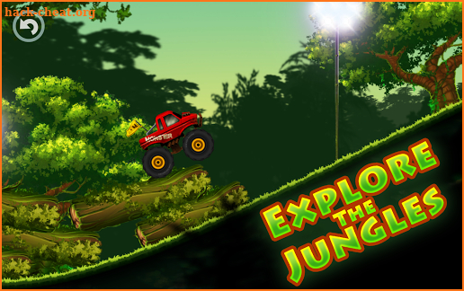 Jungle Monster Truck Adventure Race screenshot