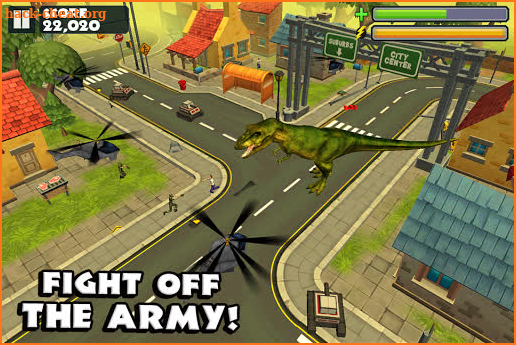 Jurassic Rampage: Smash City screenshot