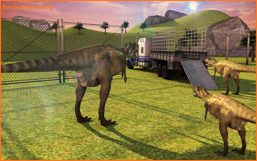 Jurassic World Dino Transport Truck: Dinosaur Game screenshot