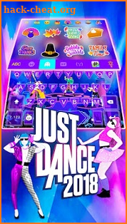 Just Dance Animated Kika Keyboard screenshot