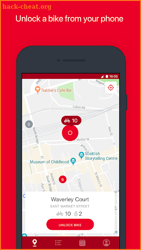 Just Eat Cycles: Edinburgh Cycle Hire screenshot
