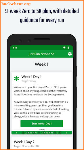 Just Run: Zero to 5K (and 10K) screenshot