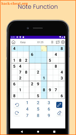 Just Sudoku screenshot