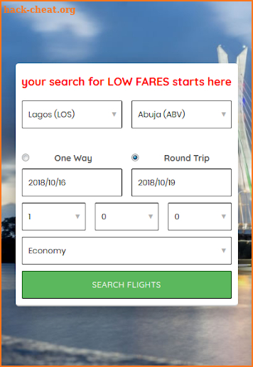 JustFly.ng - Booking Portal for All Local Flights. screenshot