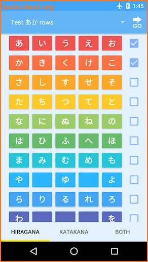 JustKana - Hiragana & Katakana screenshot