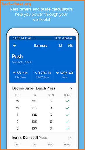 JustLift - Workout Logger screenshot