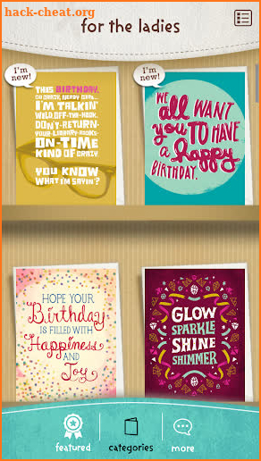 justWink Greeting Cards screenshot