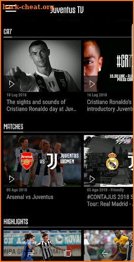 Juventus TV screenshot