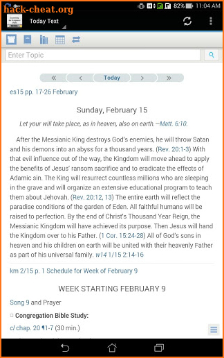 JW Daily Text Reminder screenshot