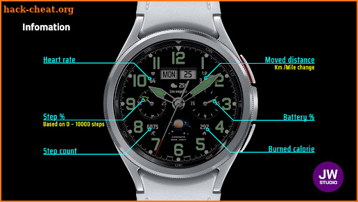 JW027 MP jwstudio watchface screenshot