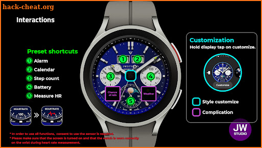 JW090 jwstudio watchface screenshot